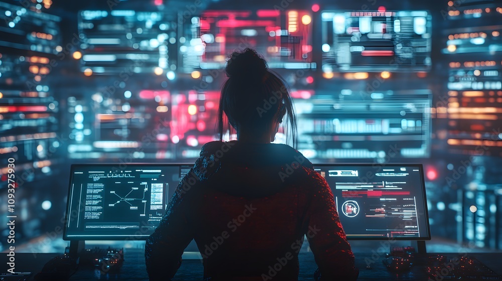 A professional in the metaverse using 3D glowing decision-support tools and 2D animated communication aids. 4k resolution, Cinematic Scene A professional in the metaverse using 3D glowing decision-support tools and 2D animated communication aids. 4k resolution, Cinematic Scene