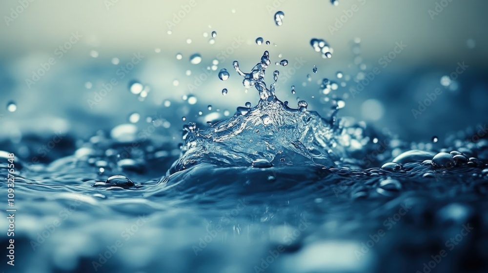 A close-up of water splashing, showcasing the beauty of liquid dynamics. A close-up of water splashing, showcasing the beauty of liquid dynamics.