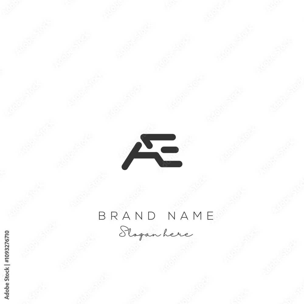 AE Letter Logo Design. Modern minimalistic creative AE letter initial icon vector template. Premium logo with Objects design. Elegant corporate identity. AE Letter Logo Design. Modern minimalistic creative AE letter initial icon vector template. Premium logo with Objects design. Elegant corporate identity.