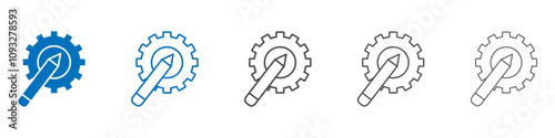 Customized icon vector set collection for web