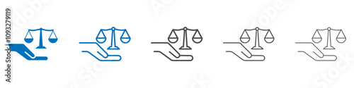 Ethics icon vector set collection for web