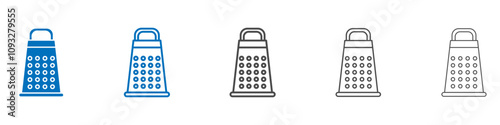 Grater icon vector set collection for web
