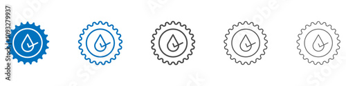 Hypoallergenic tested icon vector set collection for web