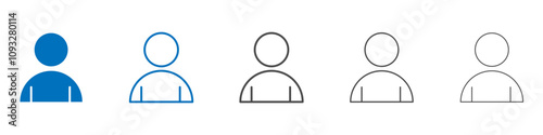 Individual icon vector set collection for web
