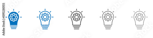 Innovation icon vector set collection for web