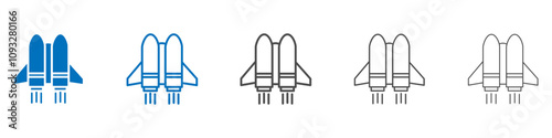 Jetpack icon vector set collection for web