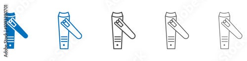Nail clippers icon vector set collection for web