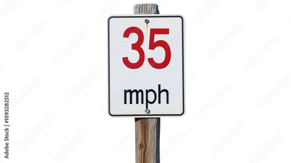 Speed limit sign displaying 35 mph on a rural road, emphasizing the importance of adhering to traffic regulations for safety and compliance. Speed limit sign displaying 35 mph on a rural road, emphasizing the importance of adhering to traffic regulations for safety and compliance.
