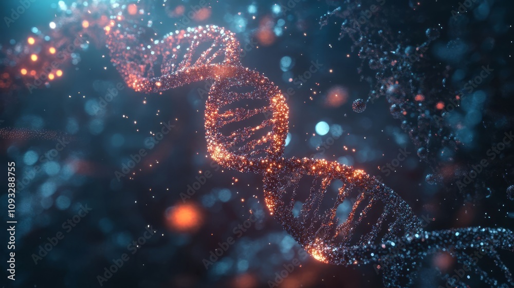 Beauty, medicine and makeup themed background illustration of biological DNA double helix structure. Beauty, medicine and makeup themed background illustration of biological DNA double helix structure.