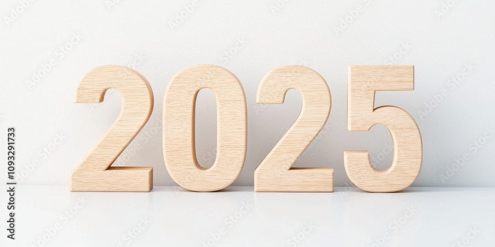 Wooden numbers 2025 symbolize future planning and aspirations for growth and success. Wooden numbers 2025 symbolize future planning and aspirations for growth and success.
