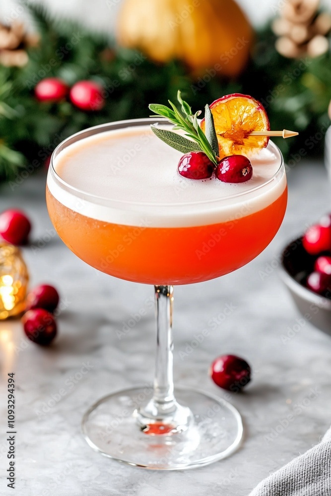 Ginger cranberry whiskey sour Ginger cranberry whiskey sour