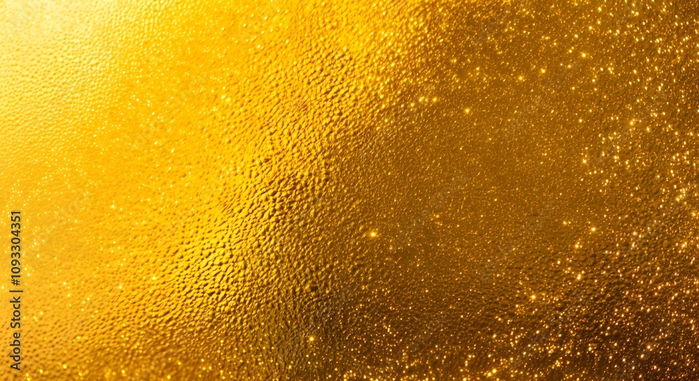 Gold foil leaf texture, glass effect background Gold foil leaf texture, glass effect background