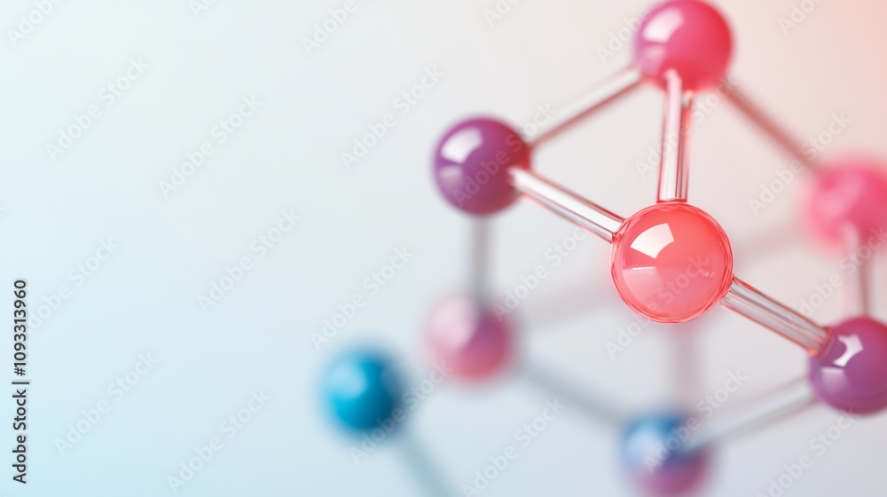 A close-up view of colorful molecular model structures illustrating chemical bonds and molecular interaction concepts. A close-up view of colorful molecular model structures illustrating chemical bonds and molecular interaction concepts.