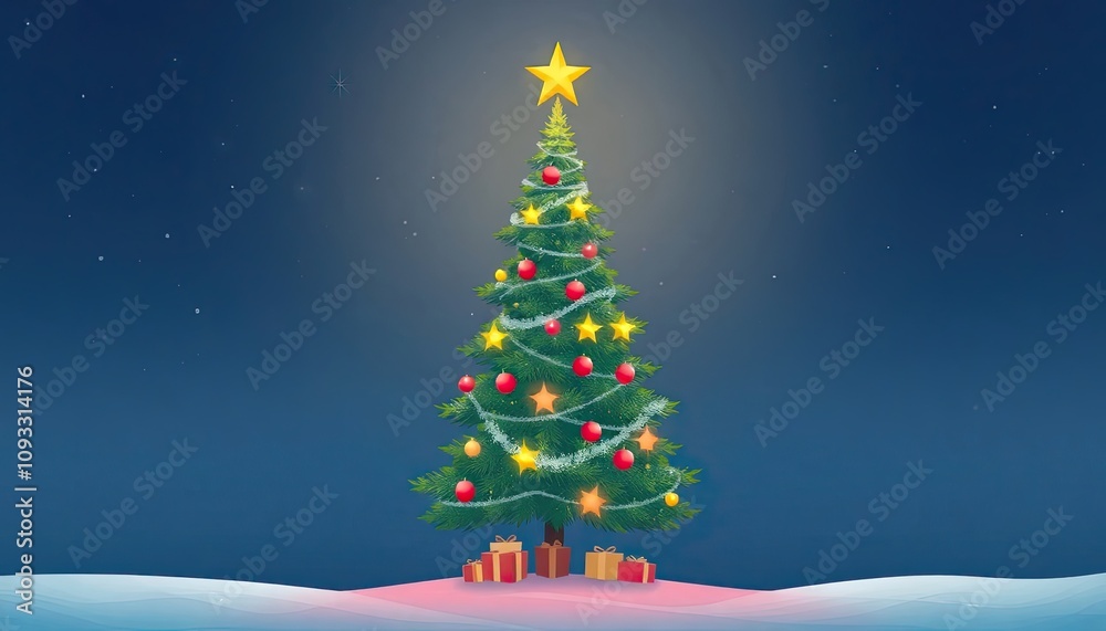 Fototapeta premium christmas tree