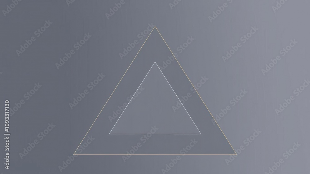 A majestic triangle fills the frame with a sense of balance and harmony, equilibrium, rigid lines, angular stability A majestic triangle fills the frame with a sense of balance and harmony, equilibrium, rigid lines, angular stability