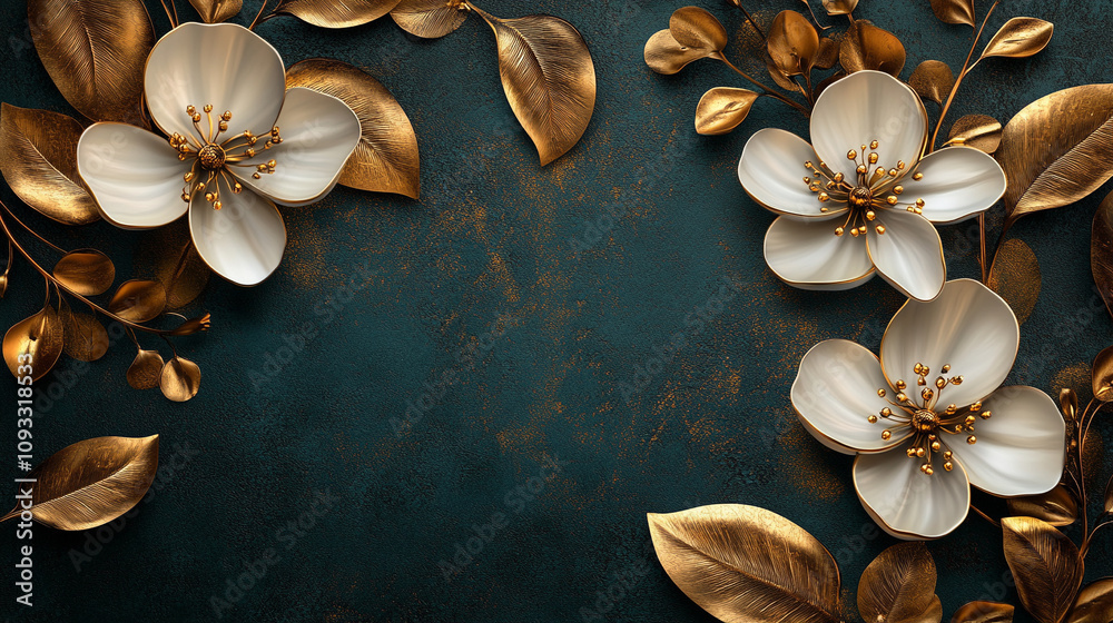 Abstract luxury seamless 3D Leaves on a Stunning Floral Canvas, abstract beautiful and lovely vibrant and colorful floral arrangement featuring various flowers, abstract retro decorative flowers. Abstract luxury seamless 3D Leaves on a Stunning Floral Canvas, abstract beautiful and lovely vibrant and colorful floral arrangement featuring various flowers, abstract retro decorative flowers.