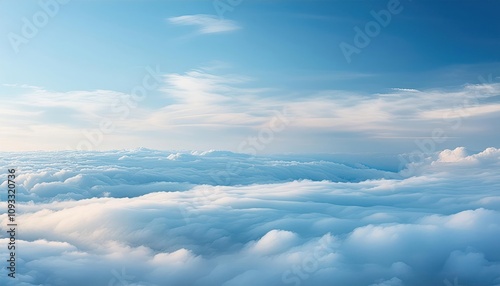 Blue Sky Background Serene Views for Creative Projects