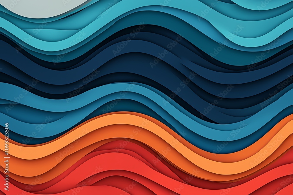 Vibrant abstract waves in layered colors create a dynamic visual flow, perfect for backgrounds, designs, and creative projects. Vibrant abstract waves in layered colors create a dynamic visual flow, perfect for backgrounds, designs, and creative projects.