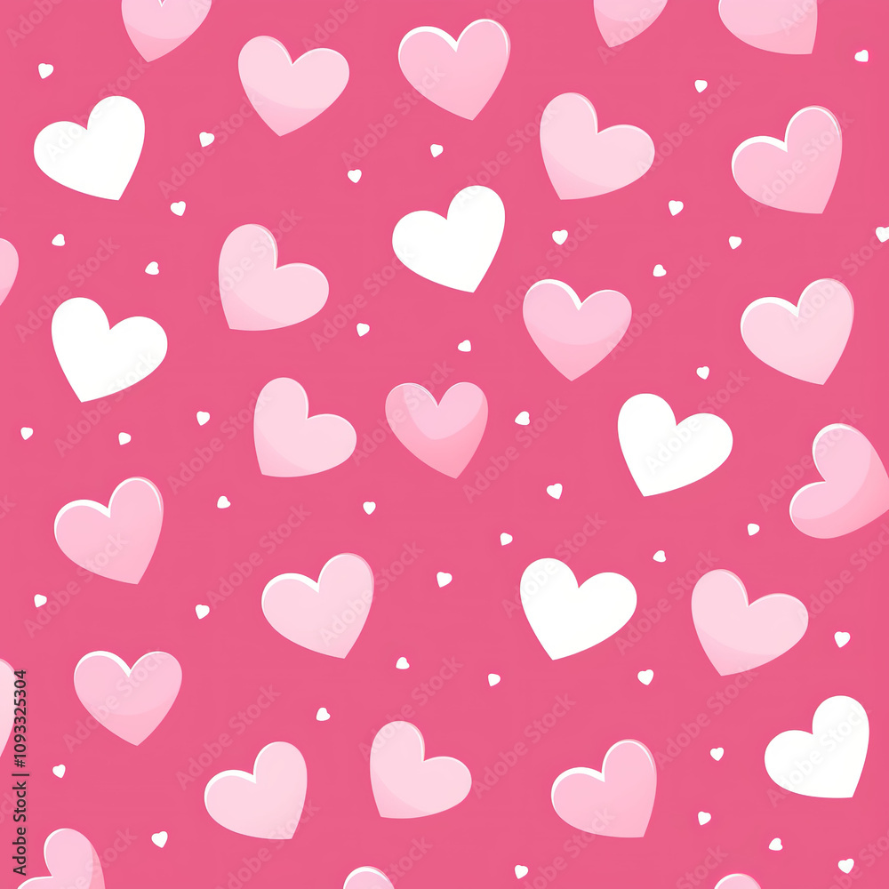 seamless background with hearts seamless background with hearts
