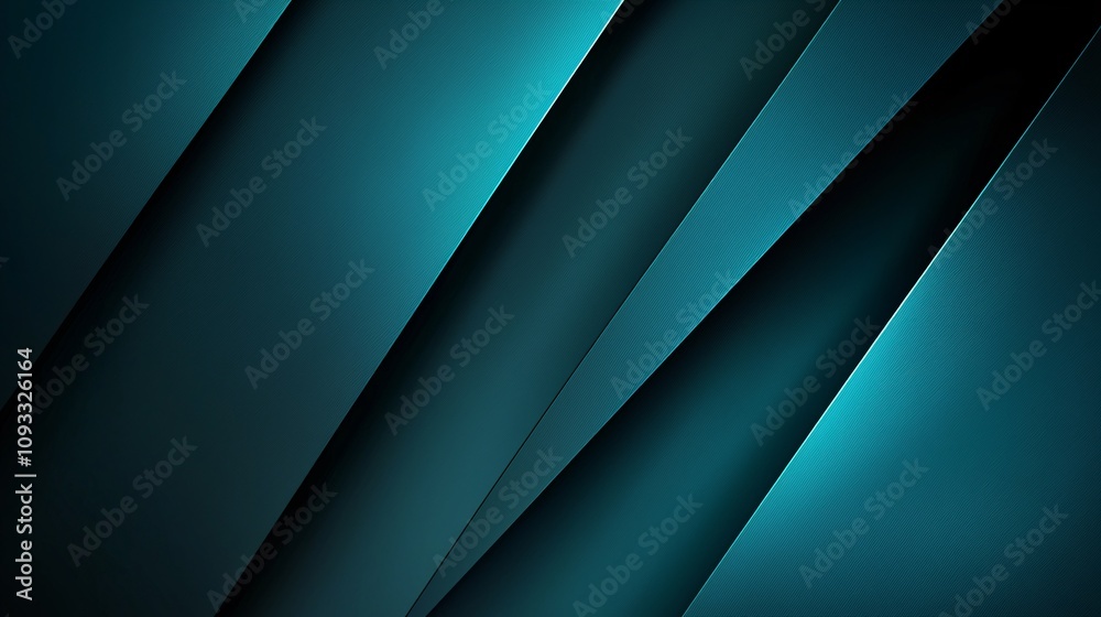 Abstract Teal Geometric Background Diagonal Lines Layers Texture Design Abstract Teal Geometric Background Diagonal Lines Layers Texture Design