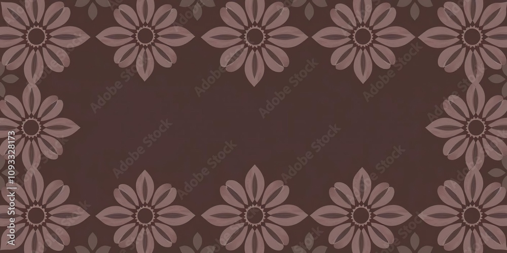 Geometric Flower Pattern with Petals and Centers, geometric flowers, petal shapes Geometric Flower Pattern with Petals and Centers, geometric flowers, petal shapes