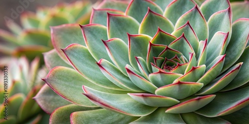 Macro shot of Echeveria Pulidonis leaves with detailed texture and patterns, succulent macro, echeveria pulidonis, nature photography, leaf morphology, high resolution photo