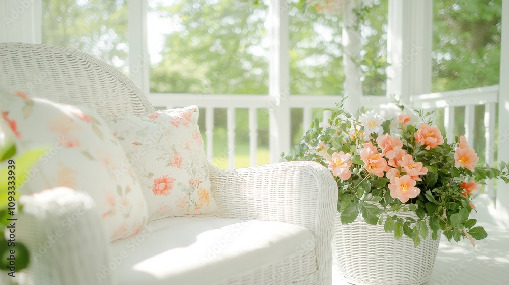 Relaxing garden corner cozy home interior design bright atmosphere nature inspiration Relaxing garden corner cozy home interior design bright atmosphere nature inspiration