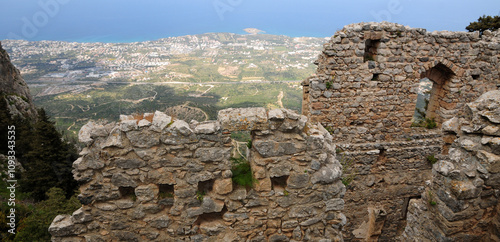 Saint Hilarion Castle is in Cyprus. photo