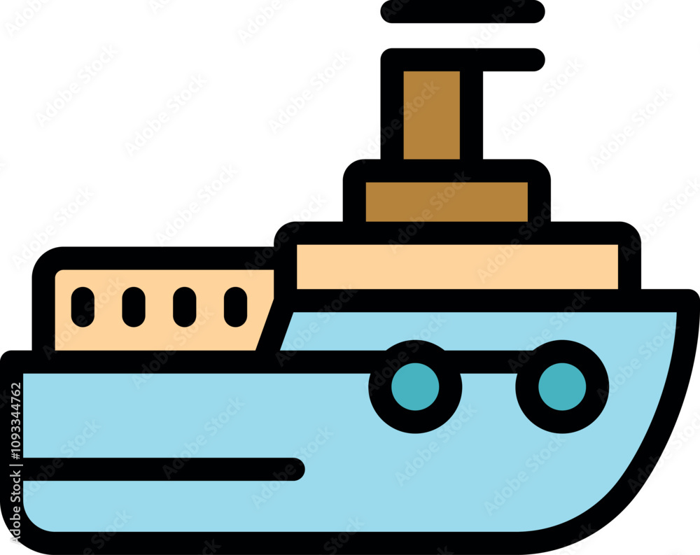 Cargo ship sailing on calm waters, ensuring efficient and timely delivery of goods across the ocean Cargo ship sailing on calm waters, ensuring efficient and timely delivery of goods across the ocean