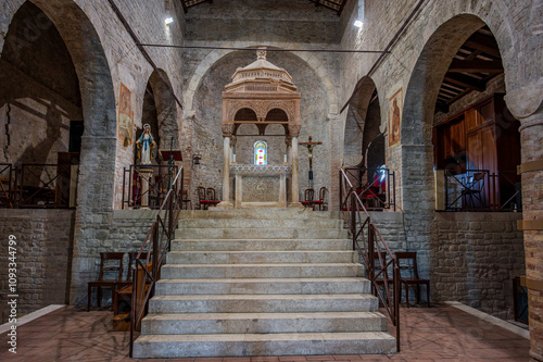 Guardia Vomano di Notaresco. Abruzzo. Abbey of San Clemente al Vomano