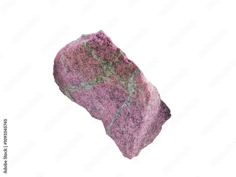 Fototapeta premium Corundum granular aggregate isolated on white