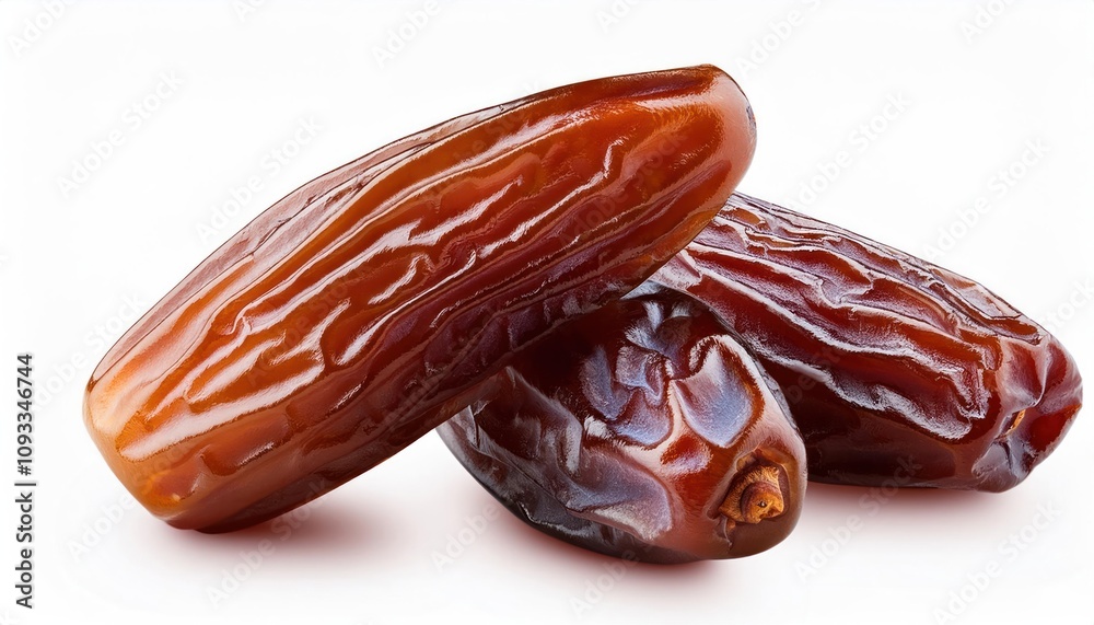 Dried Dates Fruits Isolated on White Background Healthy and Nutritious Dried Dates Fruits Isolated on White Background Healthy and Nutritious