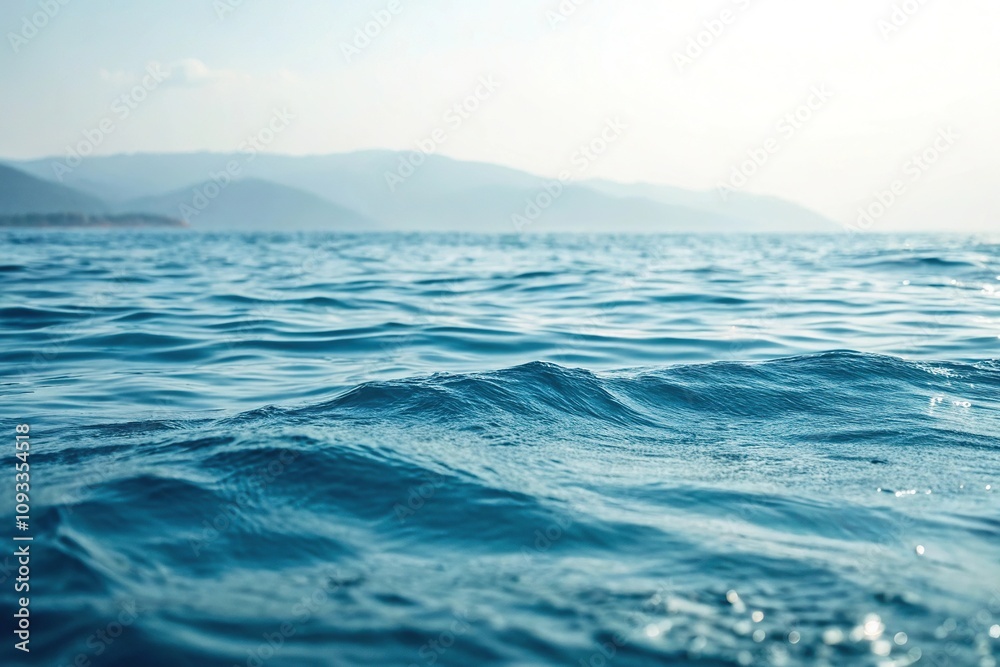 Dreamy and abstract blue sea landscape with wavy ripples and soft light, dreamy blue sea, soothing scenery, abstract design, ethereal atmosphere Dreamy and abstract blue sea landscape with wavy ripples and soft light, dreamy blue sea, soothing scenery, abstract design, ethereal atmosphere