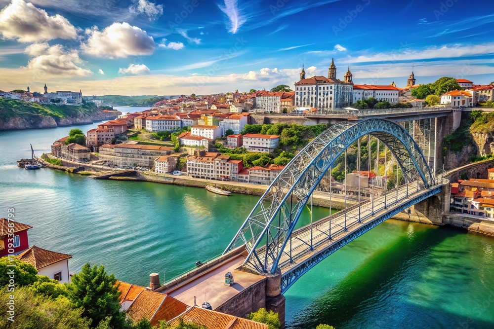 Discover the captivating Ponte Oporto through the lens of a camera.