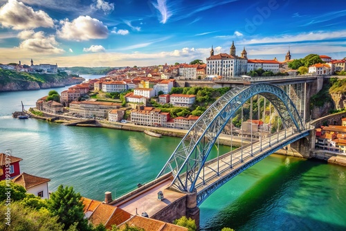 Discover the captivating Ponte Oporto through the lens of a camera.