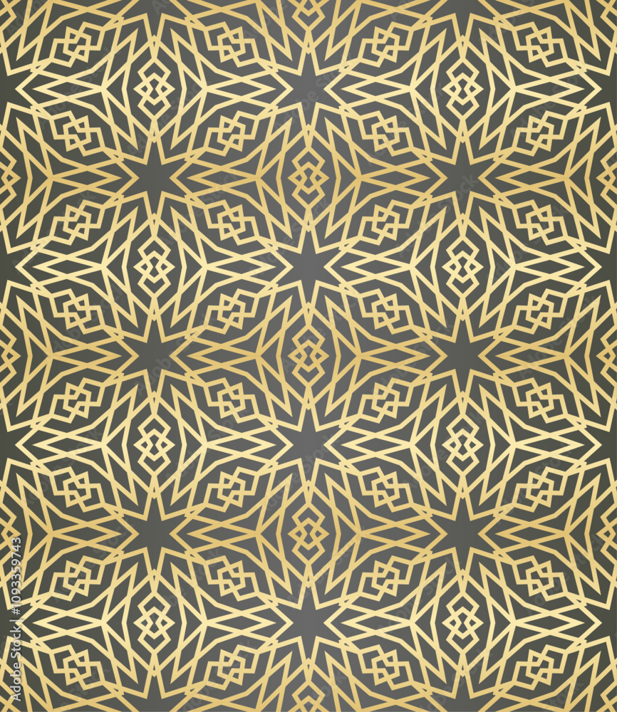 Islamic background with traditional style arabic. Seamless pattern for card, background, fabric or abstract design. Muslim ornament. Islamic background with traditional style arabic. Seamless pattern for card, background, fabric or abstract design. Muslim ornament.