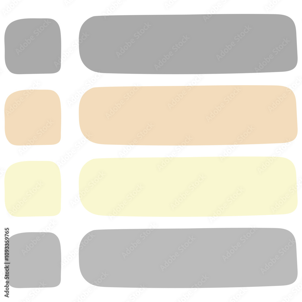 List and checklist icon vector illustration. Aesthetic list menu. Organic list menu. List and checklist icon vector illustration. Aesthetic list menu. Organic list menu.