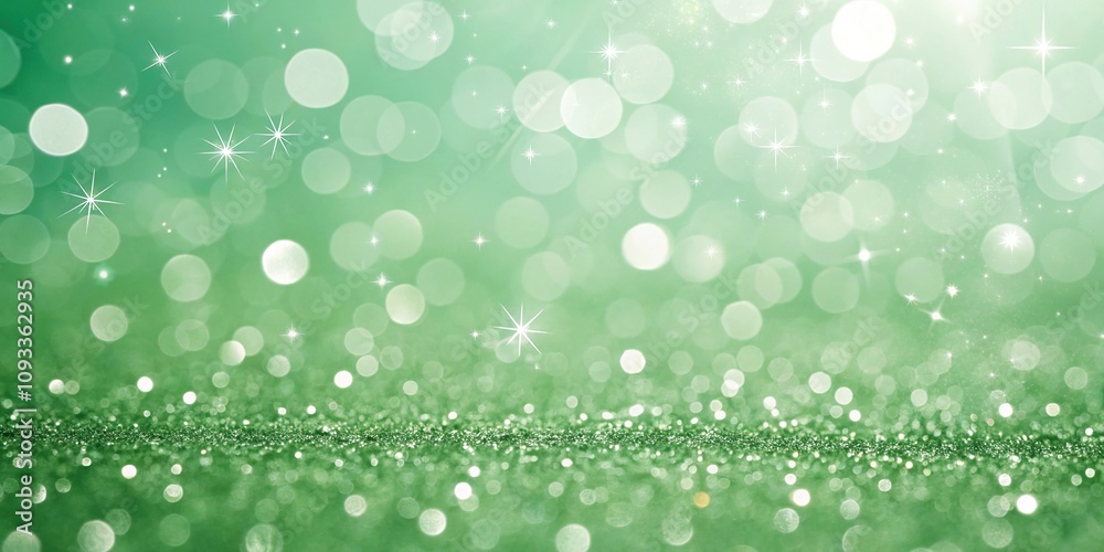 Soft abstract green bokeh background with delicate sparkles, dreamy atmosphere, nature-inspired Soft abstract green bokeh background with delicate sparkles, dreamy atmosphere, nature-inspired