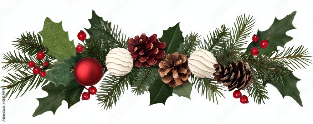 Fototapeta premium Holiday decoration ideas home festive decor indoor aesthetic appeal