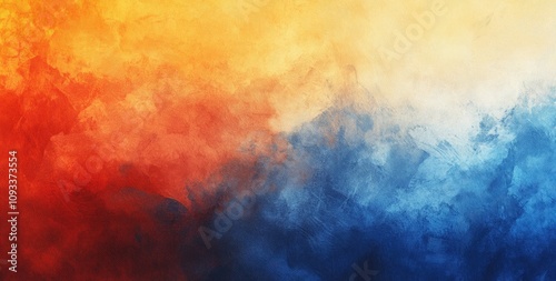 Wallpaper Mural Abstract Gradient Background with Soft Orange, Blue, and Red Colors, Grainy Texture for Posters, Banners, or Presentations Torontodigital.ca