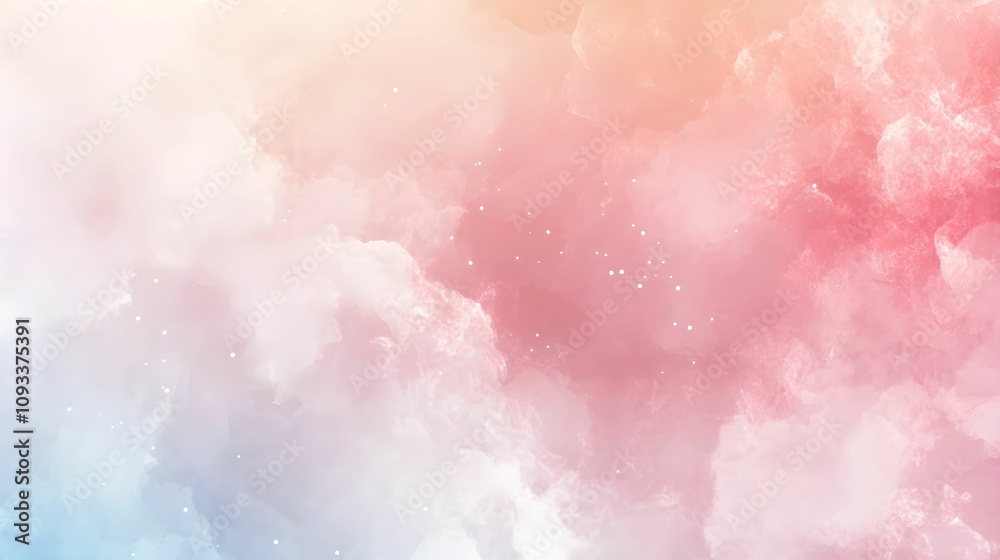 Soft Gradient Light Pastel Background for Text, blank, color, design, template