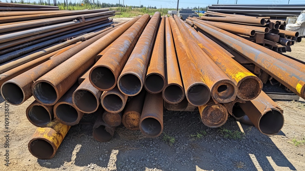 Engineered steel pipes for industrial material applications. Iron tubes, metal warehouse products, and factory equipment from a construction industry supplier. Engineered steel pipes for industrial material applications. Iron tubes, metal warehouse products, and factory equipment from a construction industry supplier.