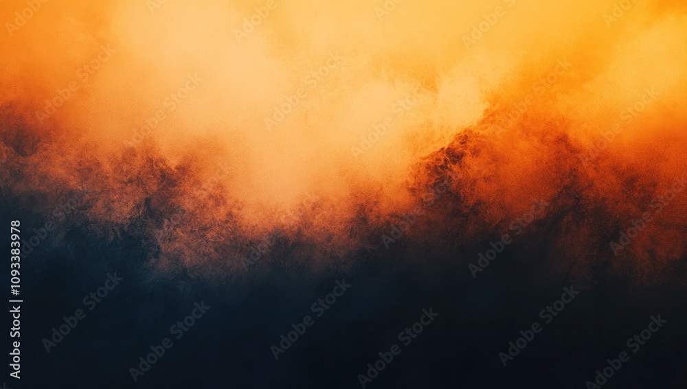 Abstract Orange and Black Gradient Background with Blurred Edges for Creative Design Abstract Orange and Black Gradient Background with Blurred Edges for Creative Design
