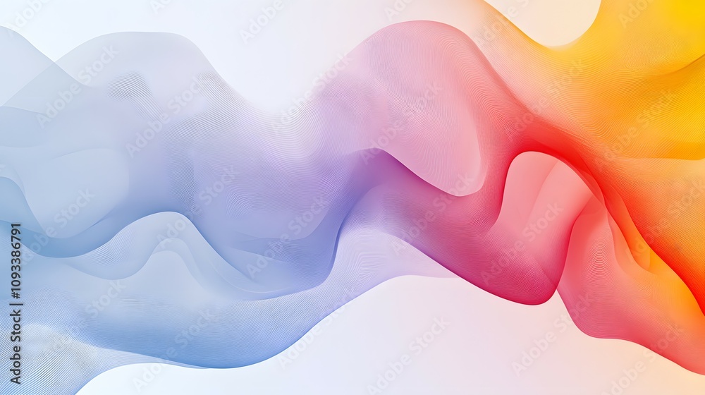 Fototapeta premium abstract wave colorful background
