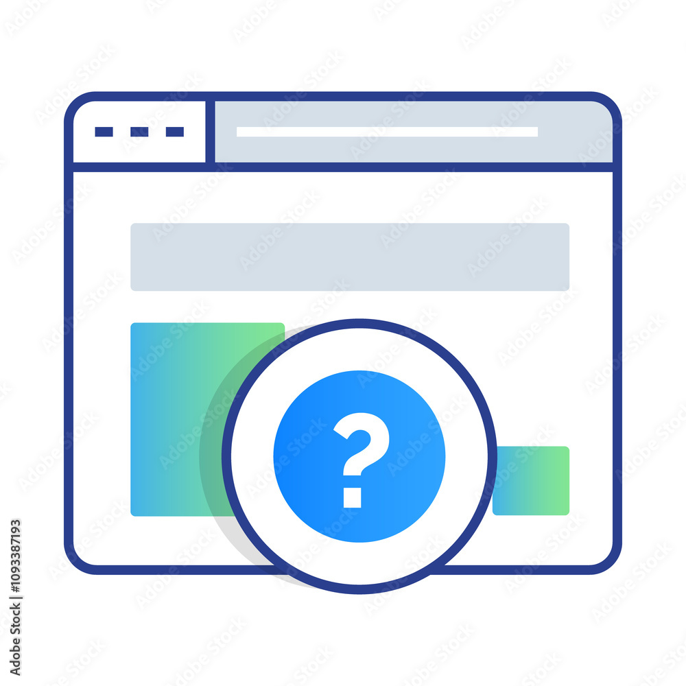 Confirm Icon – Web Page with Question Mark, Representing Approval or Action Confirmation Confirm Icon – Web Page with Question Mark, Representing Approval or Action Confirmation