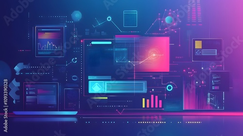 abstract digital interface system