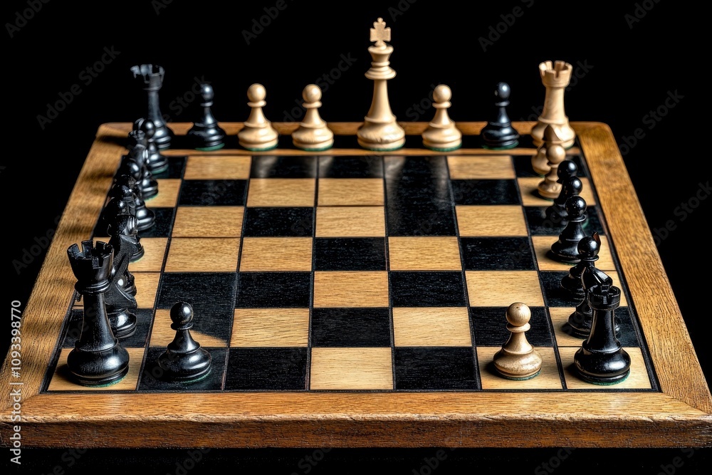 chess board game in competition play, Ideas business success concept. generative ai chess board game in competition play, Ideas business success concept. generative ai