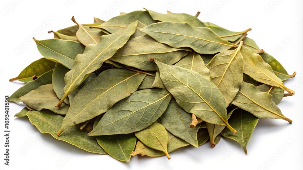 pile of dried bay leaves isolated on transparent background Generative Ai.
pile of dried bay leaves isolated on transparent background Generative Ai.
