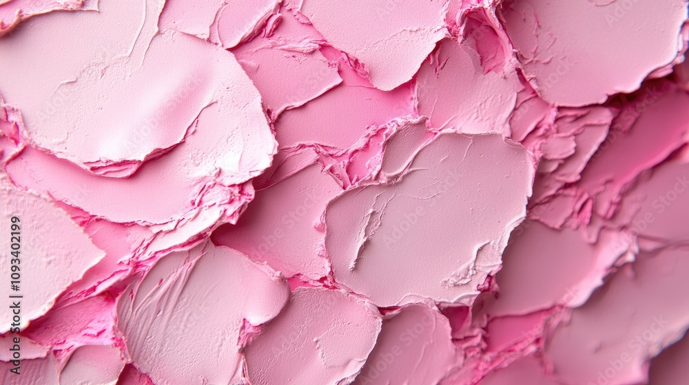 Abstract close-up of vibrant pink paint layers, showcasing a textured palette with varying shades of pink for a striking and trendy design backdrop. Abstract close-up of vibrant pink paint layers, showcasing a textured palette with varying shades of pink for a striking and trendy design backdrop.