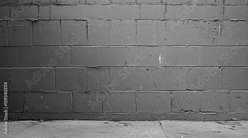 Textured gray cinderblock wall with a rough surface, providing a minimalist backdrop ideal for photography or artistic projects.